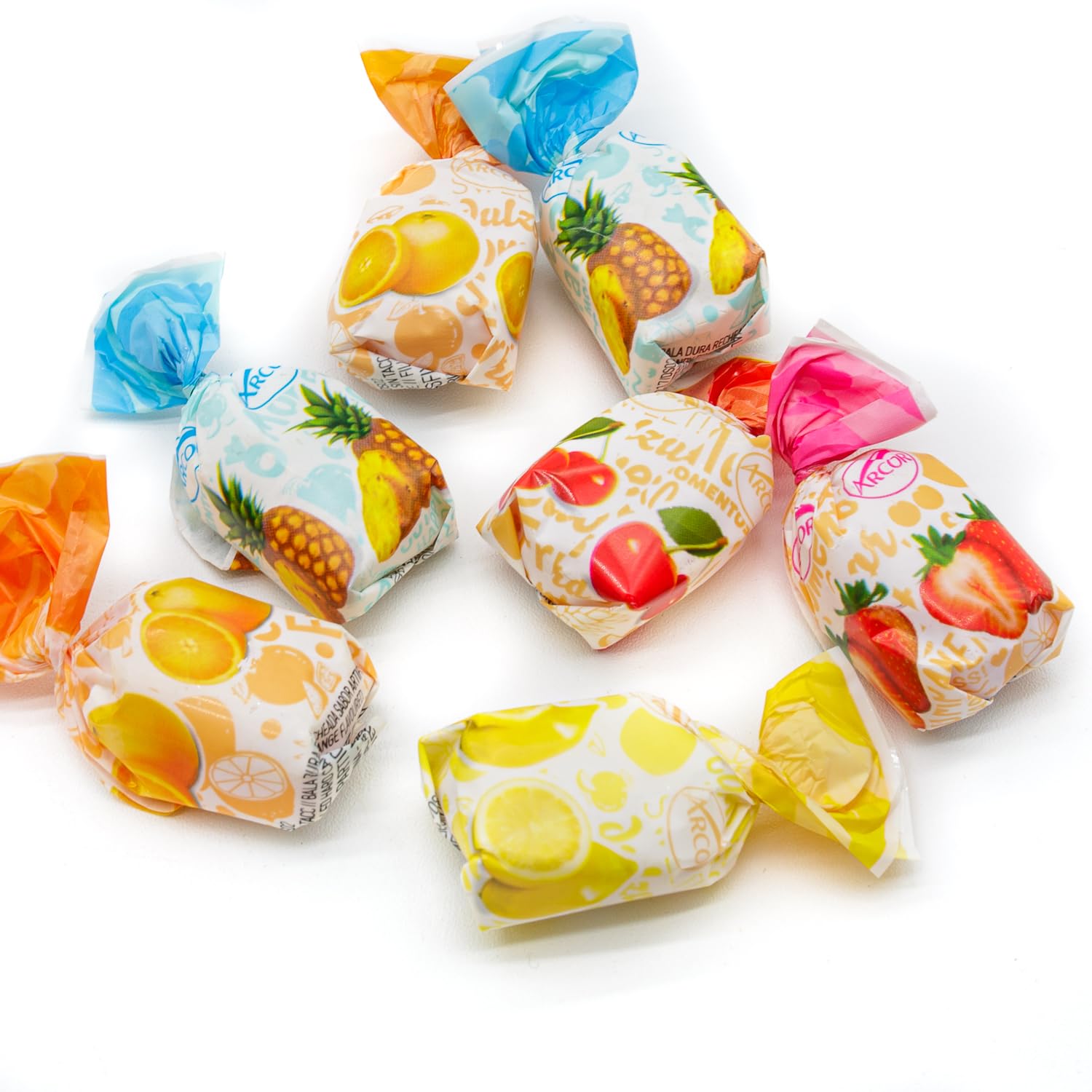 Donty-Tonty Arcor open bag with candies spilling for easy serving