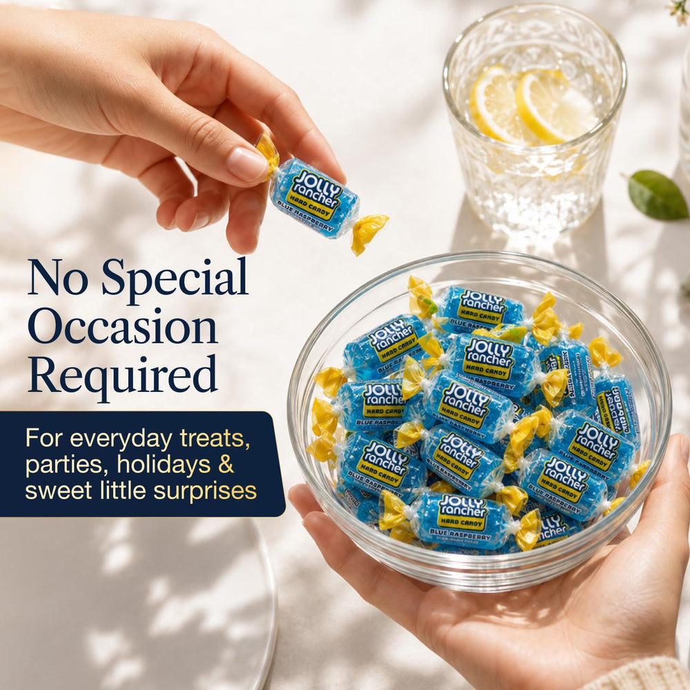 Donty-Tonty candies in a glass display bowl ready for guests and countertop appeal