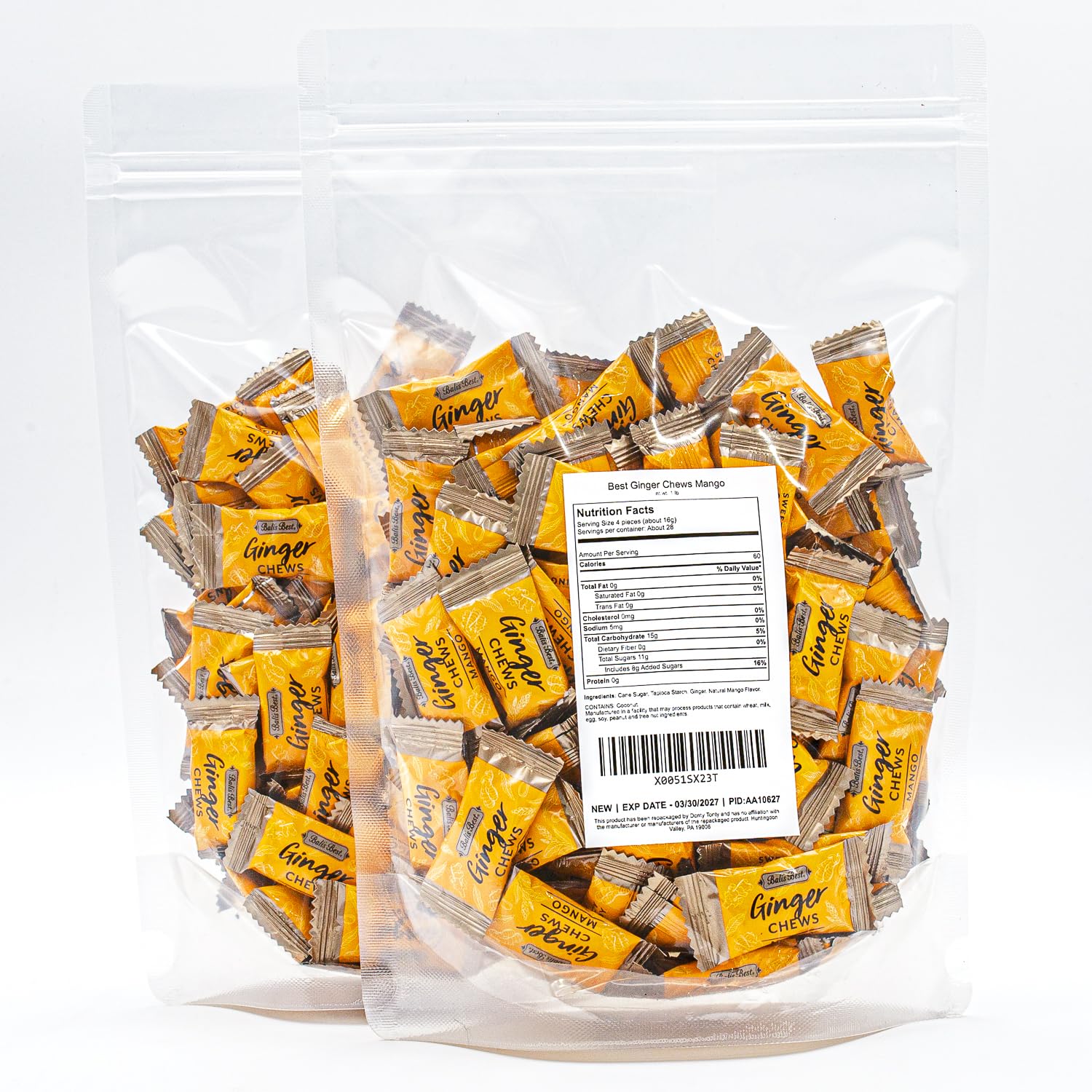 Donty-Tonty bowl of chews in office setting emphasizing bulk supply for sharing