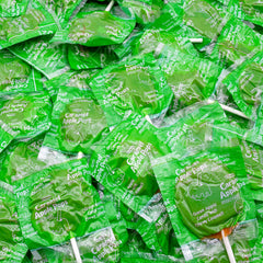 Donty-Tonty front packaging showing clear bag and wrapped pops for easy selection