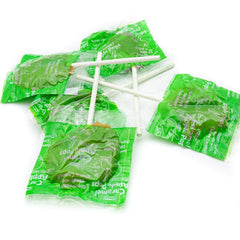 Donty-Tonty pop held in hand to show size and easy chew enjoyment
