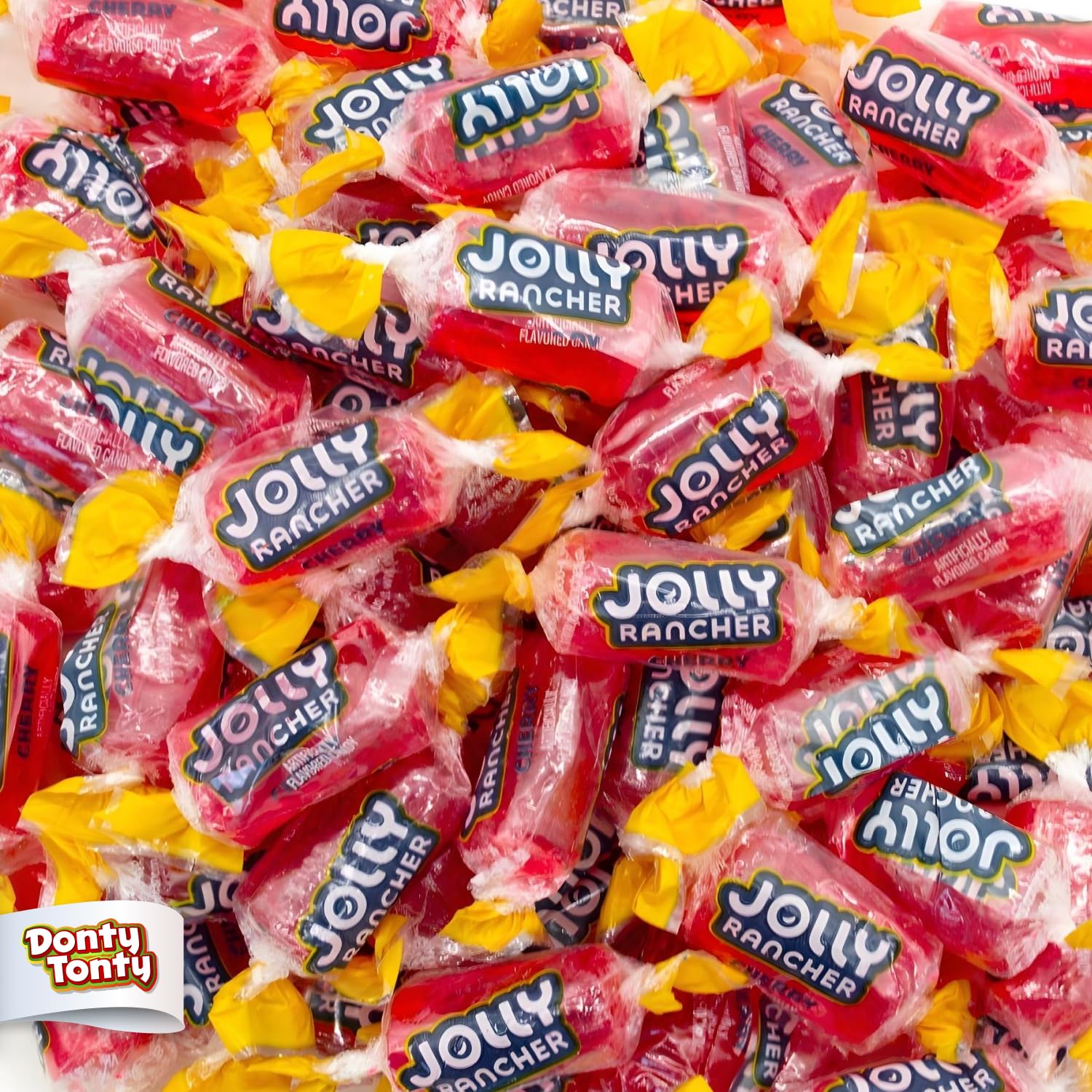 Donty-Tonty front bag showing full 2 lb quantity and branding benefit