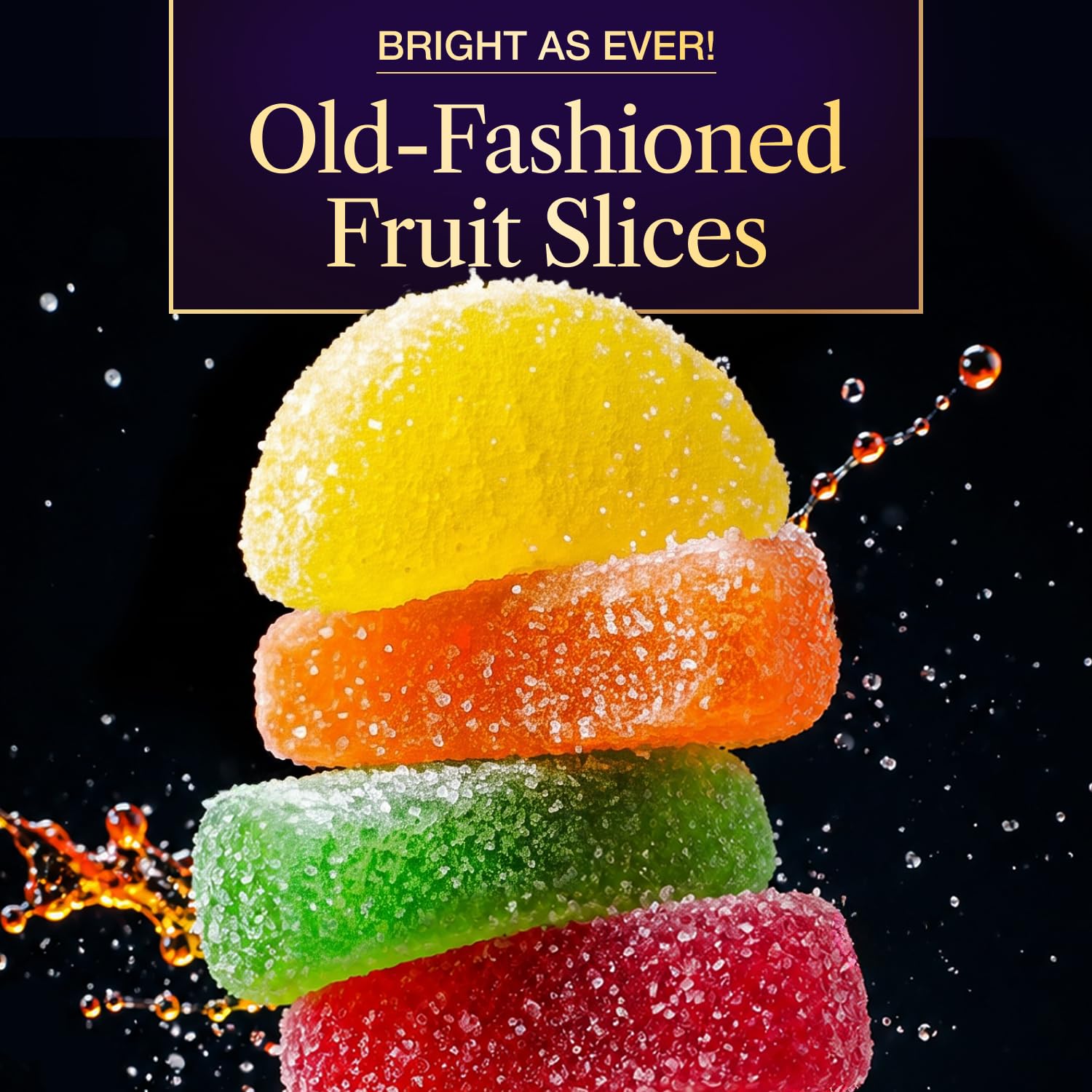 Donty-Tonty close-up of a fruit slice texture highlighting soft chew benefit