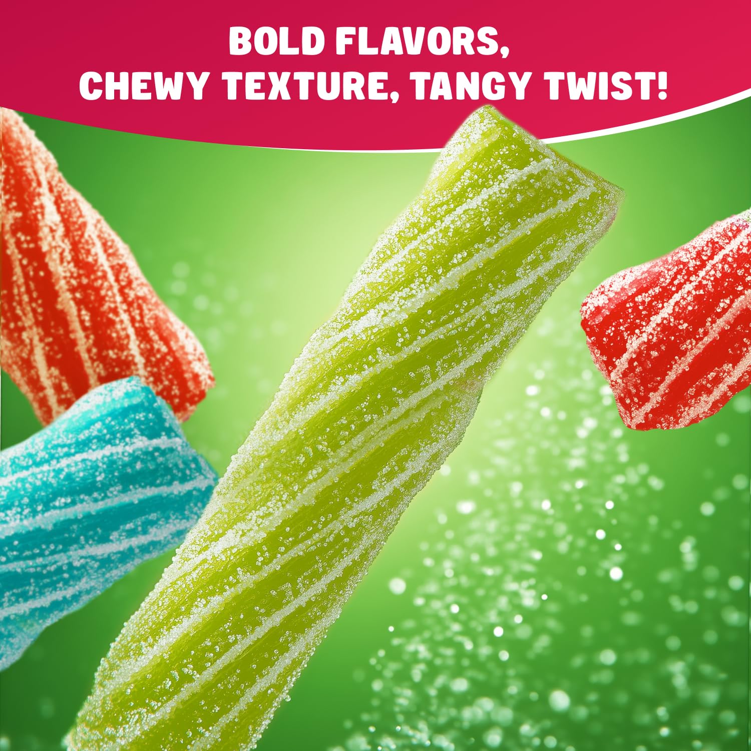 Donty-Tonty close-up on twist texture highlights chewy appeal