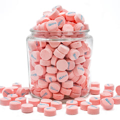 Donty-Tonty close-up lozenge texture highlighting smooth surface and steady melt benefit