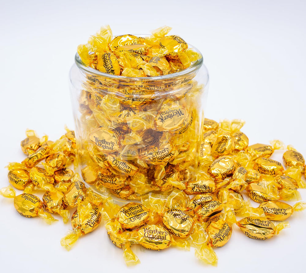 Donty-Tonty close-up of candy surface highlighting slow-dissolve texture and shine