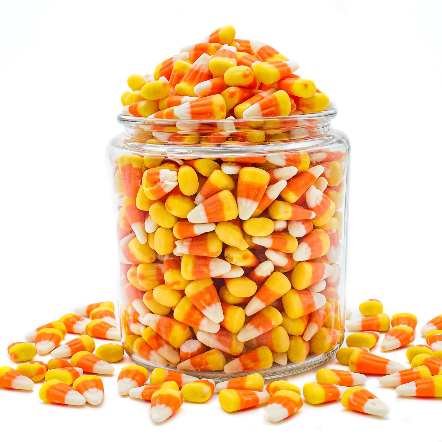 Donty-Tonty closeup of candy corn texture highlighting soft chew and smooth exterior