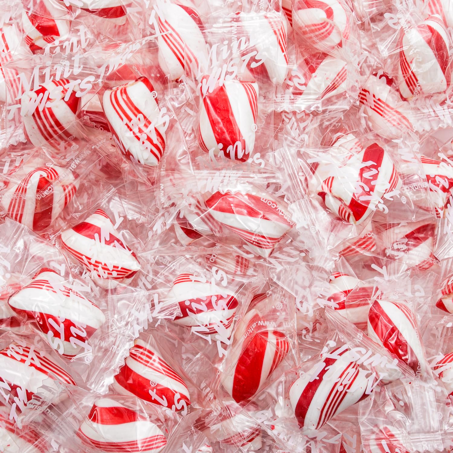 Donty-Tonty front packaging of 4 lb bag showing red and white mints and bulk convenience