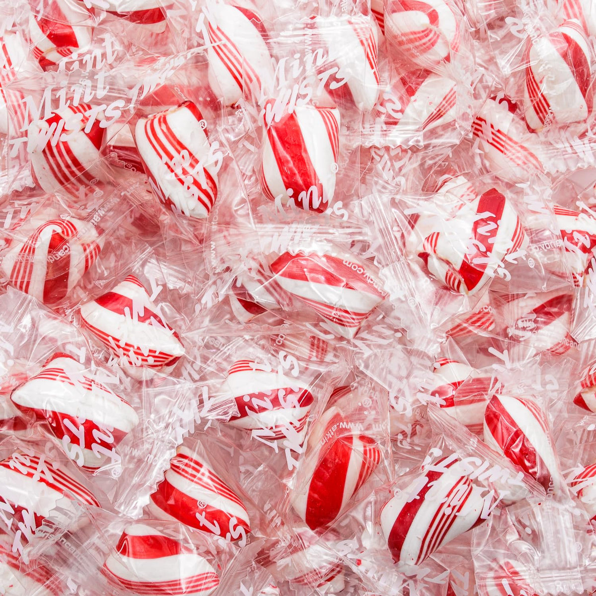 Donty-Tonty front packaging of 4 lb bag showing red and white mints and bulk convenience