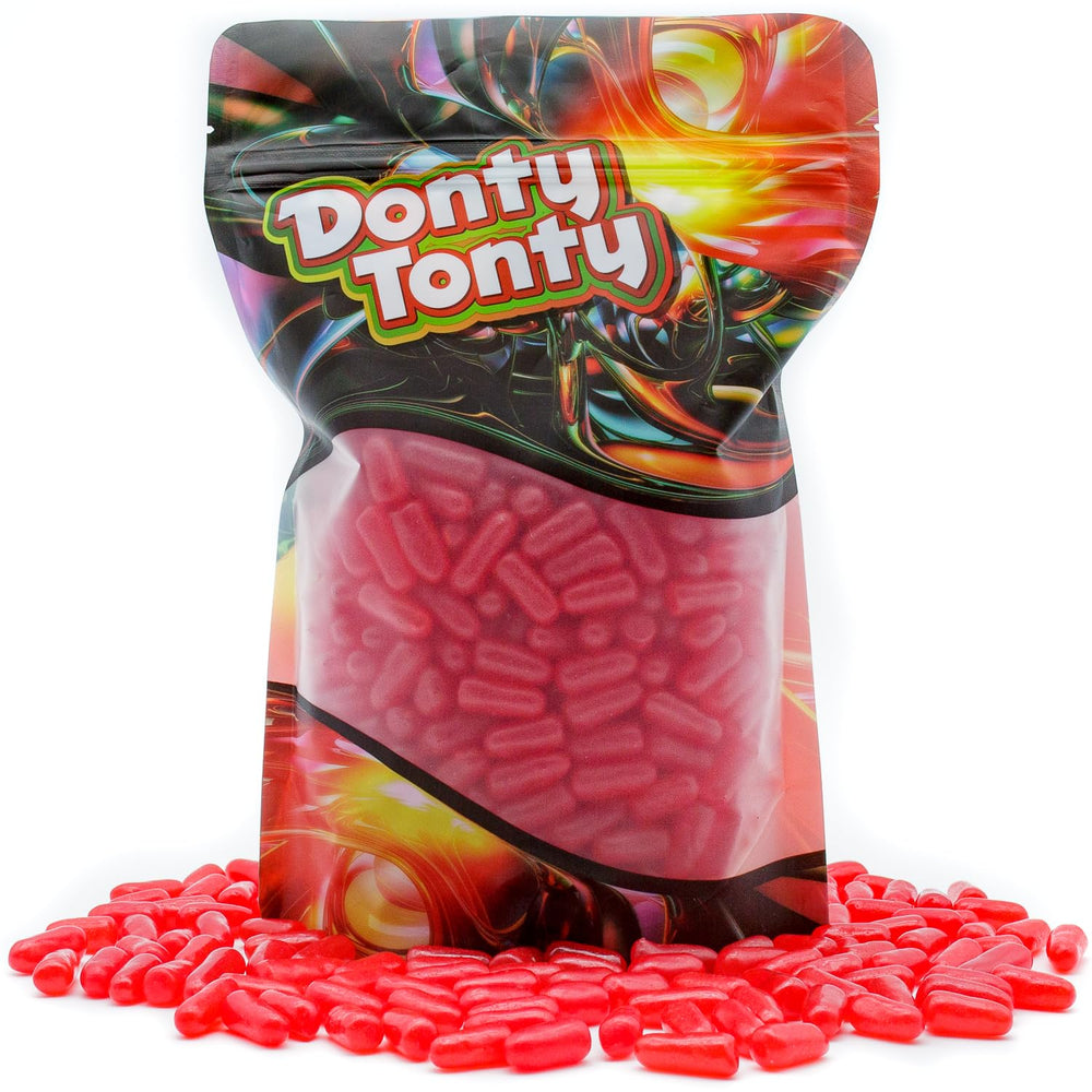 Donty-Tonty label close-up showing kosher and gluten-free benefits
