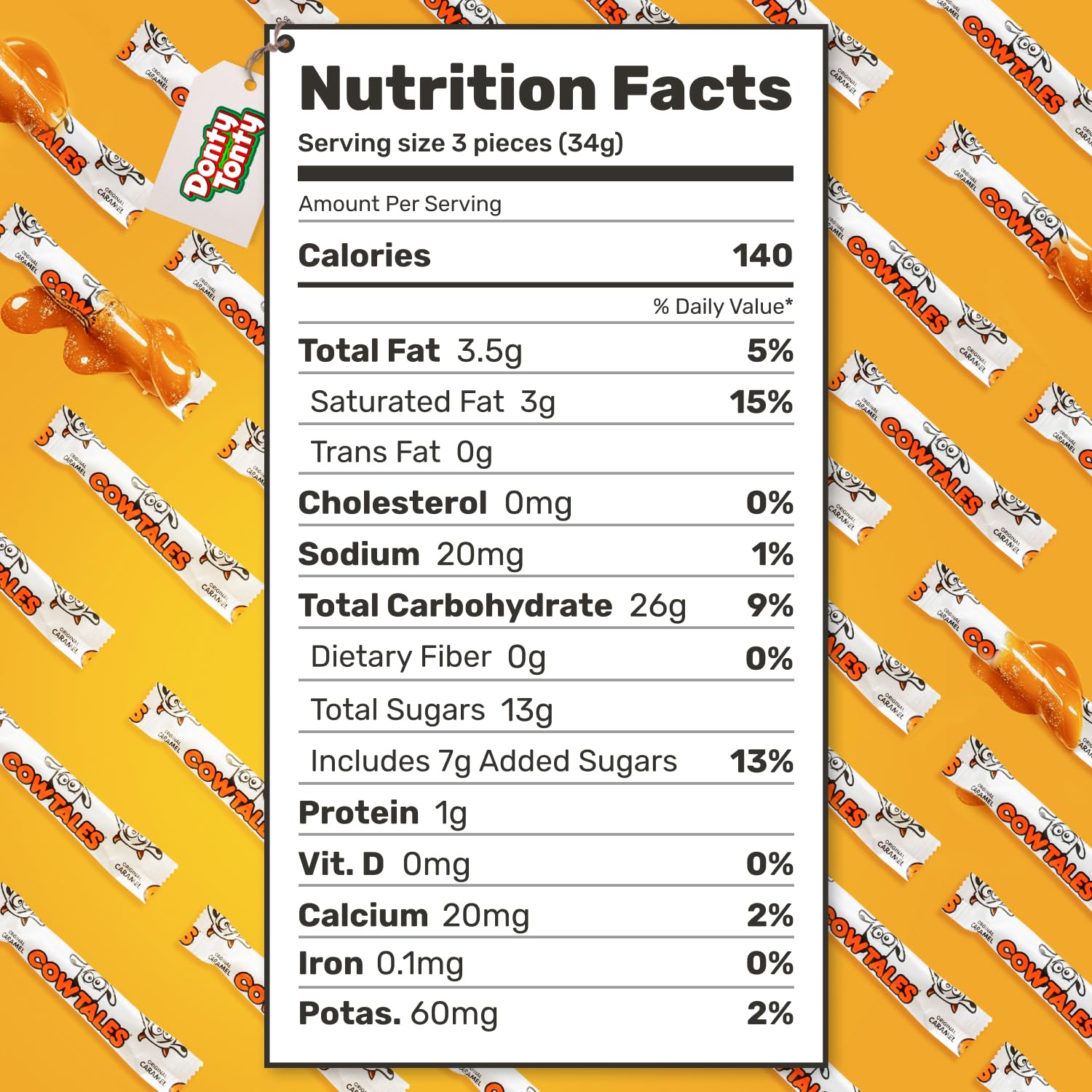 Donty-Tonty individually wrapped candies for hygienic sharing and easy portioning