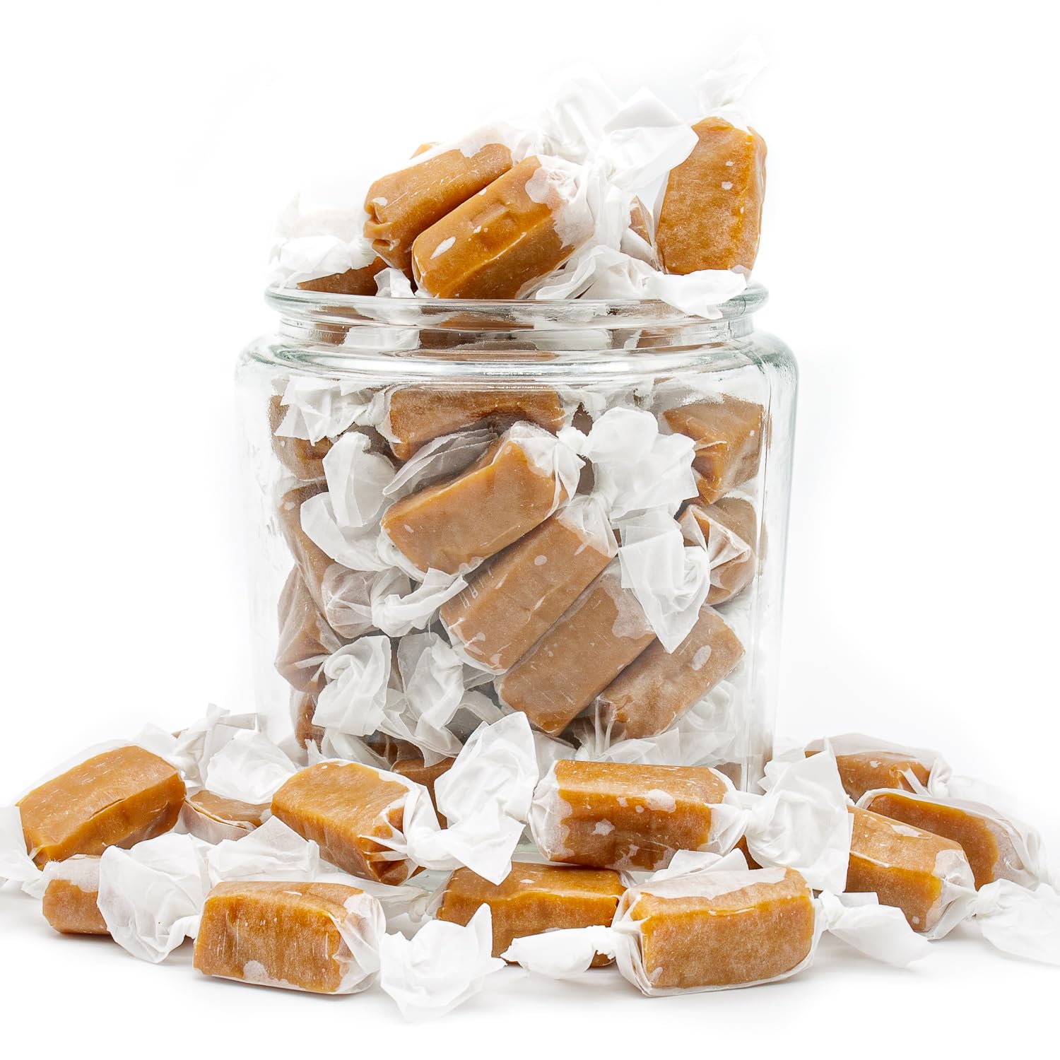 Donty-Tonty caramel melting over ice cream, ideal for warm dessert topping