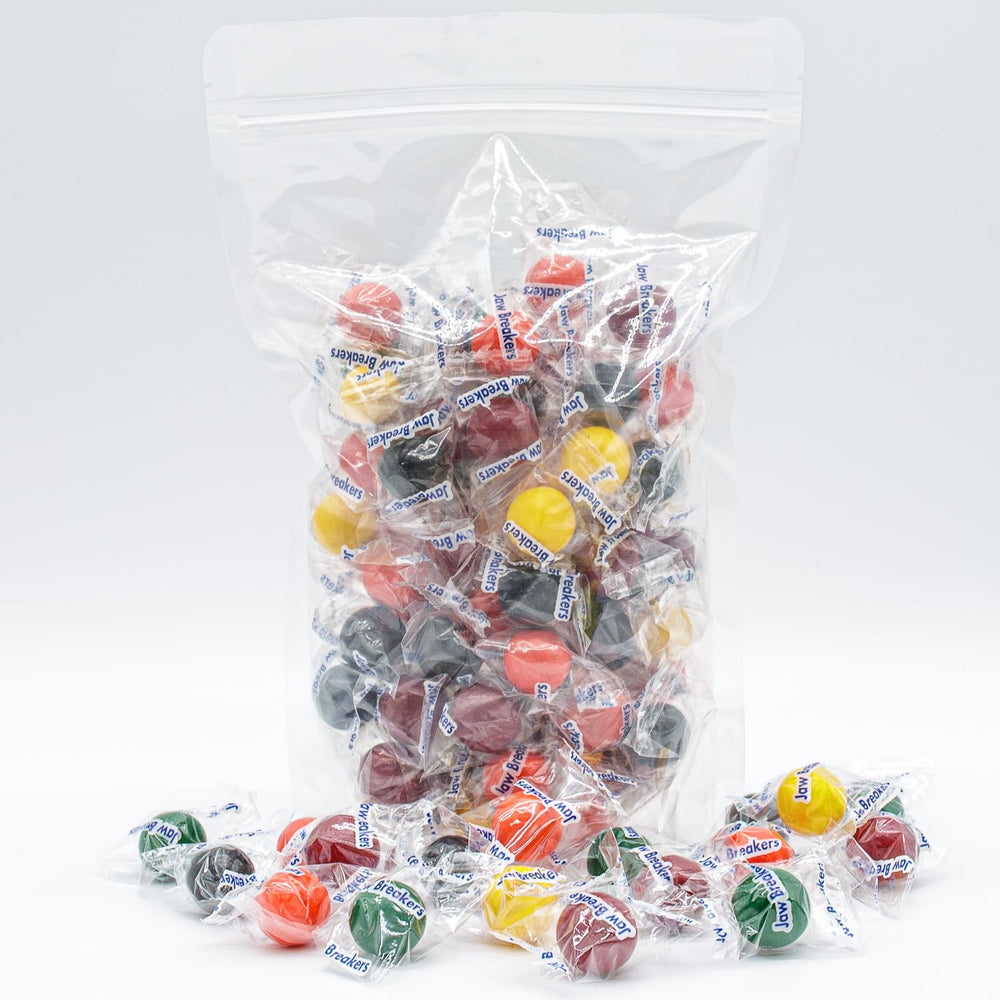 Donty-Tonty party table display with bowl of jaw breakers for sharing at events