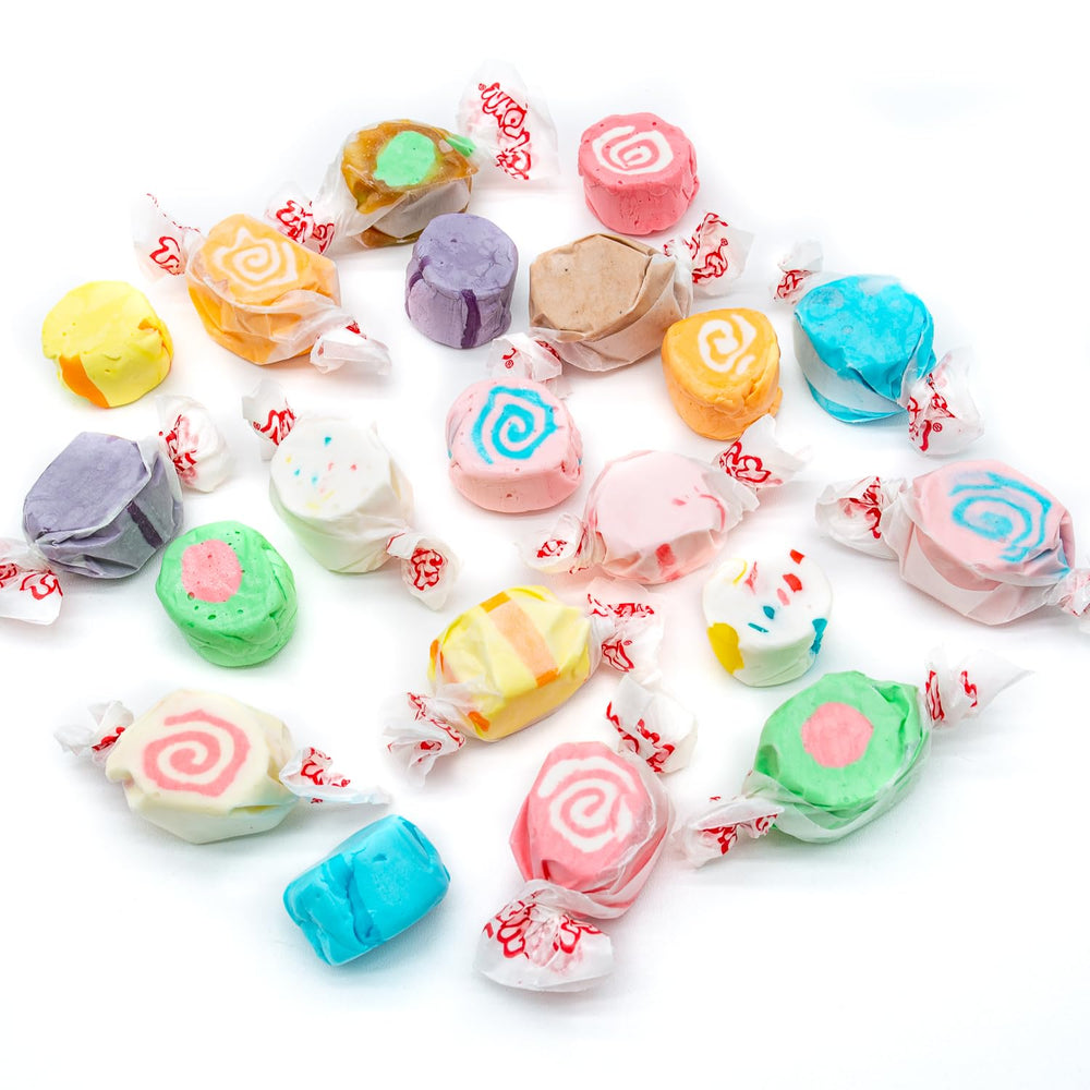 Donty-Tonty taffy beside a ruler for size comparison and portion expectations