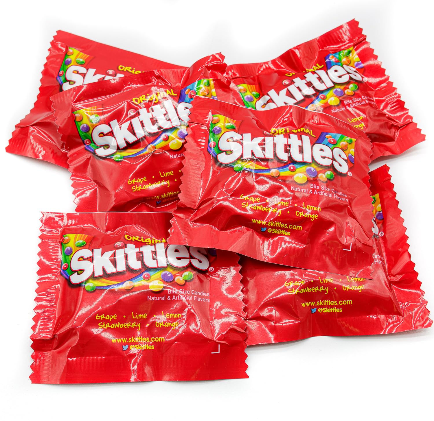 Donty-Tonty SKITTLES label and ingredients panel for product information