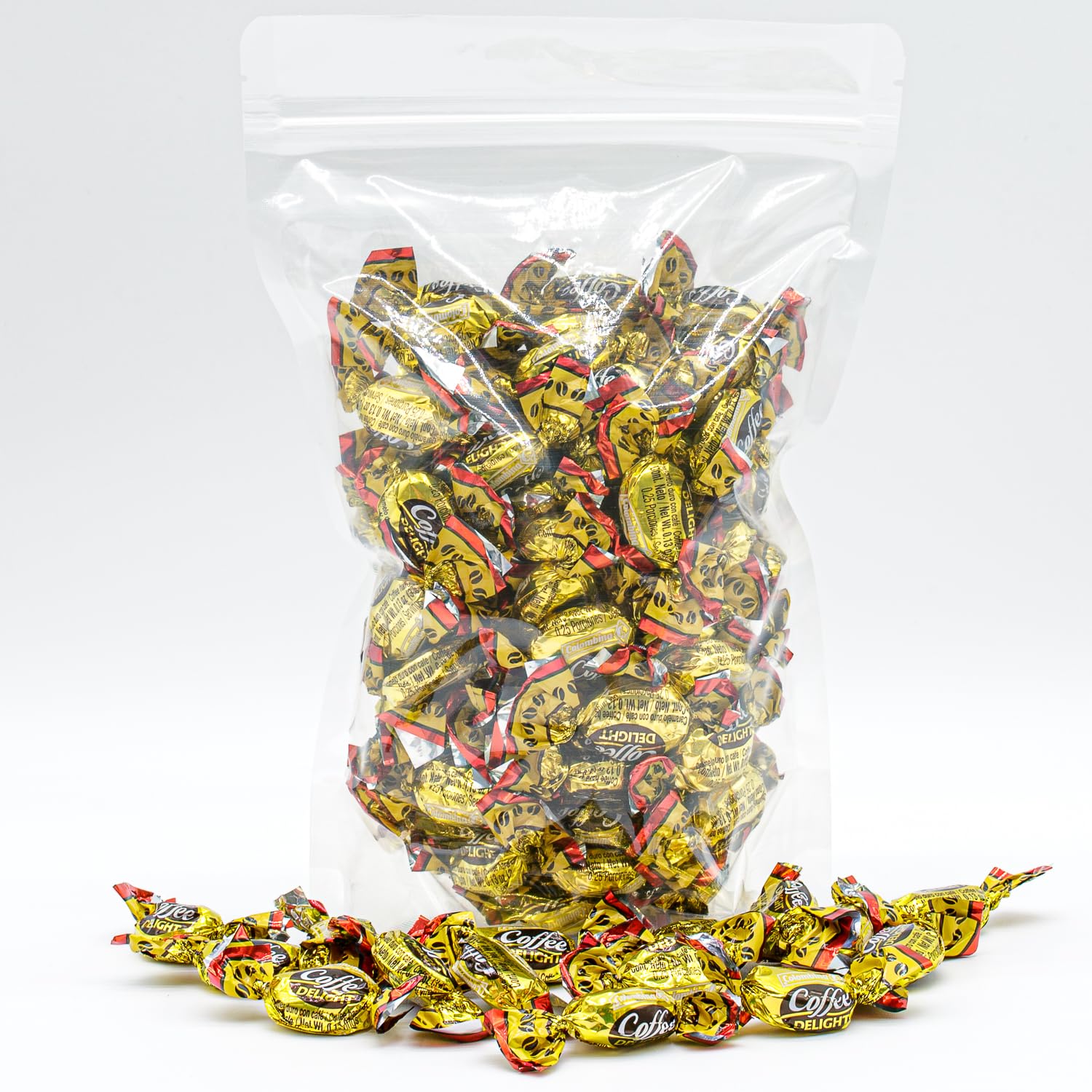 Donty-Tonty hard candy surface texture detail showing slow-dissolve quality
