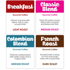 Donut Café side profile of a pod illustrating foil seal and compact size