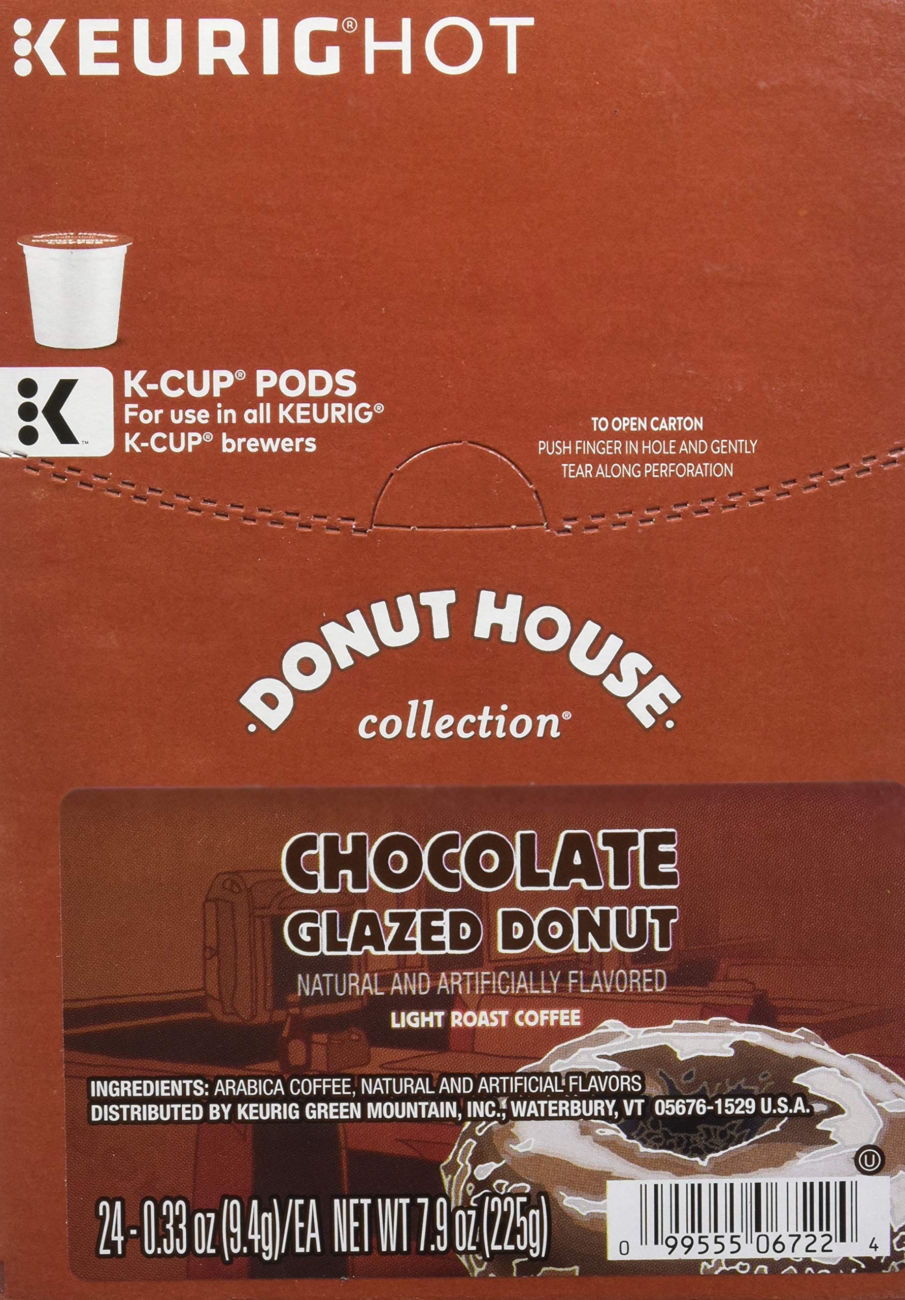 Donut House Collection box nutrition and origin label for ingredient transparency