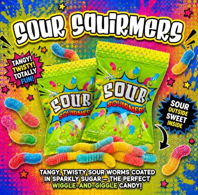 Dooboe close-up of individually wrapped candies for hygienic sharing
