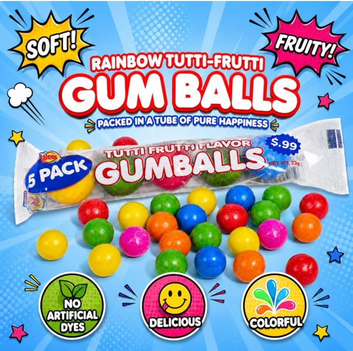 Dooboe gummy texture detail highlighting colorful variety and chewability