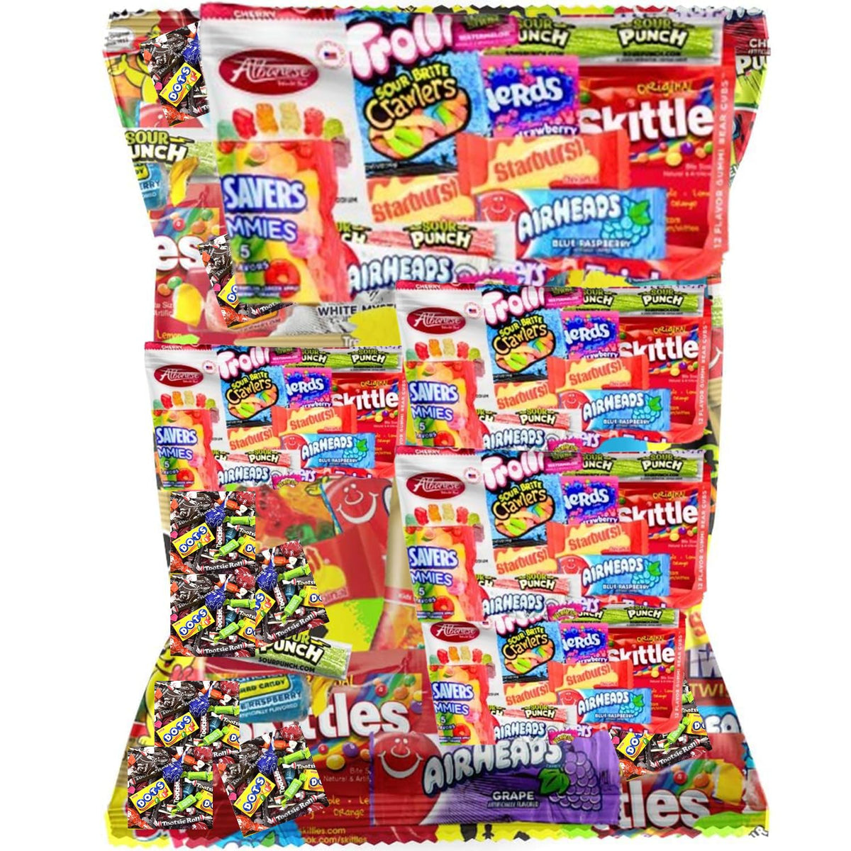 Doomi front packaging showing assorted fruit candy for easy selection
