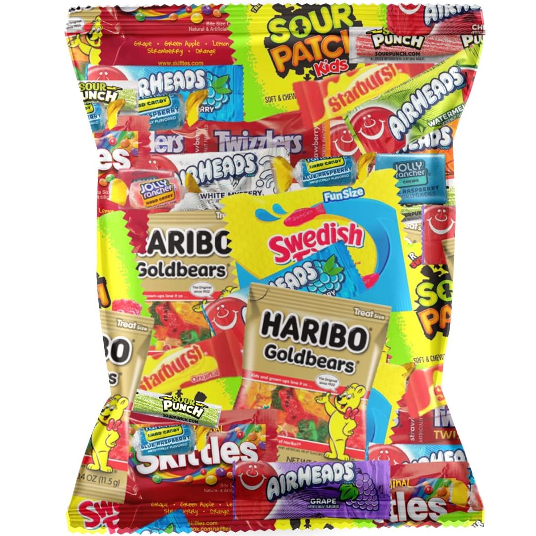 Doomi party favor setup demonstrating gift-ready candy bundles