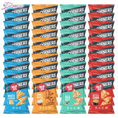 Doomi individual 1-ounce bags flat lay, portion control and portability
