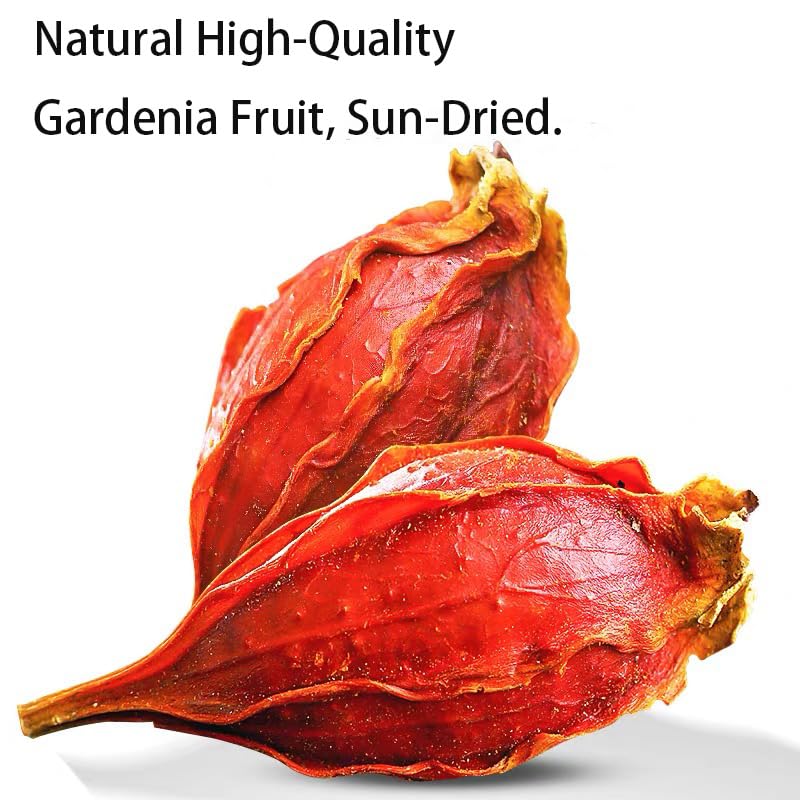 Doorpetal close-up of Gardenia fruit texture highlighting natural dried quality