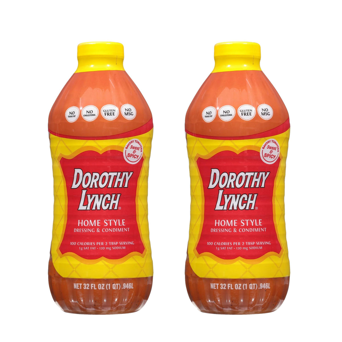Dorothy Lynch front packaging showing two 32 oz bottles and label benefit