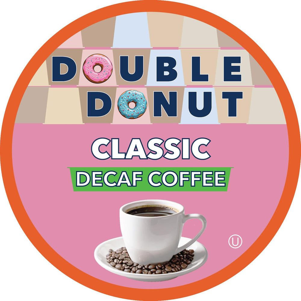 Double Donut close-up of pod texture showing recyclable material and premium grind