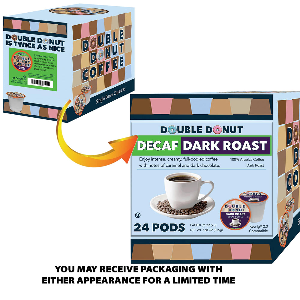 Double Donut label with certifications showing kosher and vegan benefit