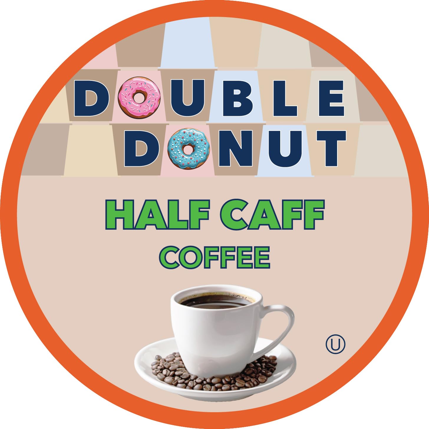 Double Donut close-up pod top view highlighting recyclable pod and convenience