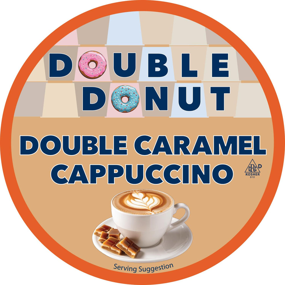 Double Donut pod close-up texture highlighting smooth creamer and flavor quality