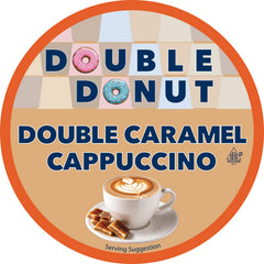 Double Donut pod close-up texture highlighting smooth creamer and flavor quality