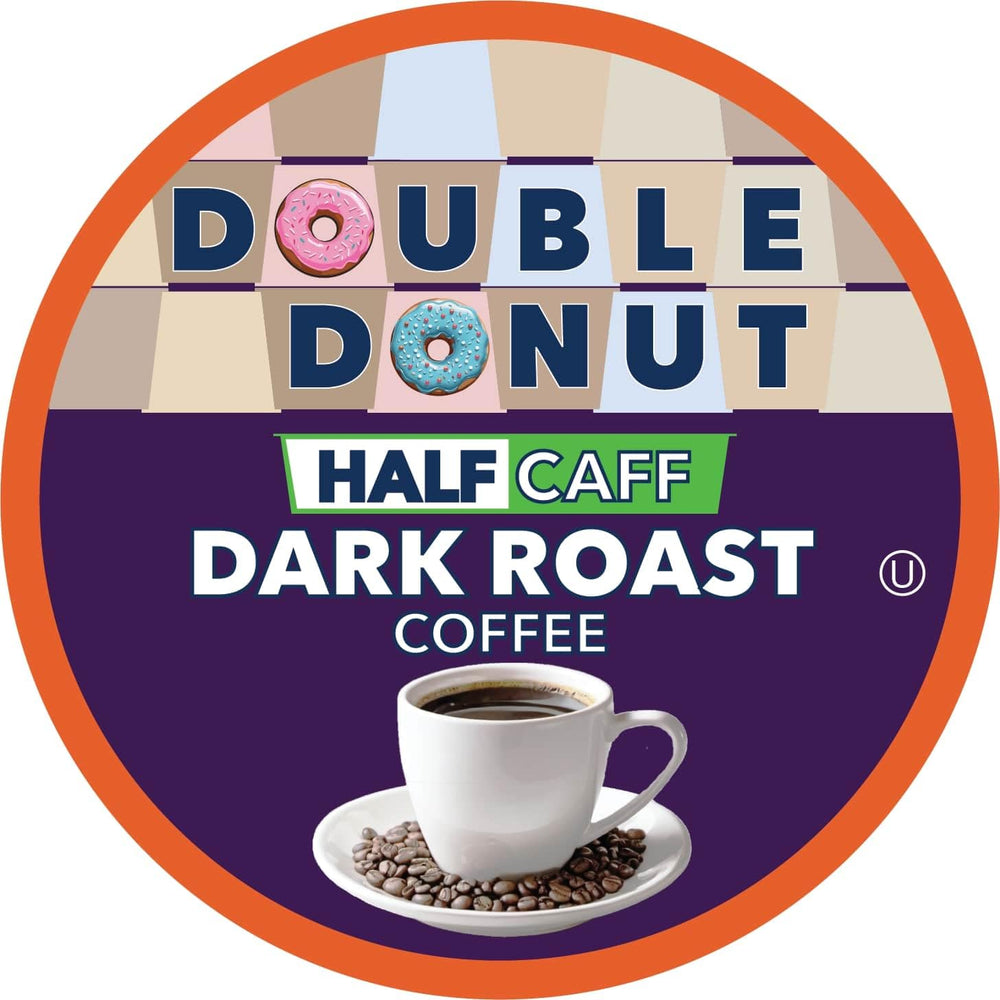 Double Donut Coffee pod close-up highlighting seal and rich roast aroma