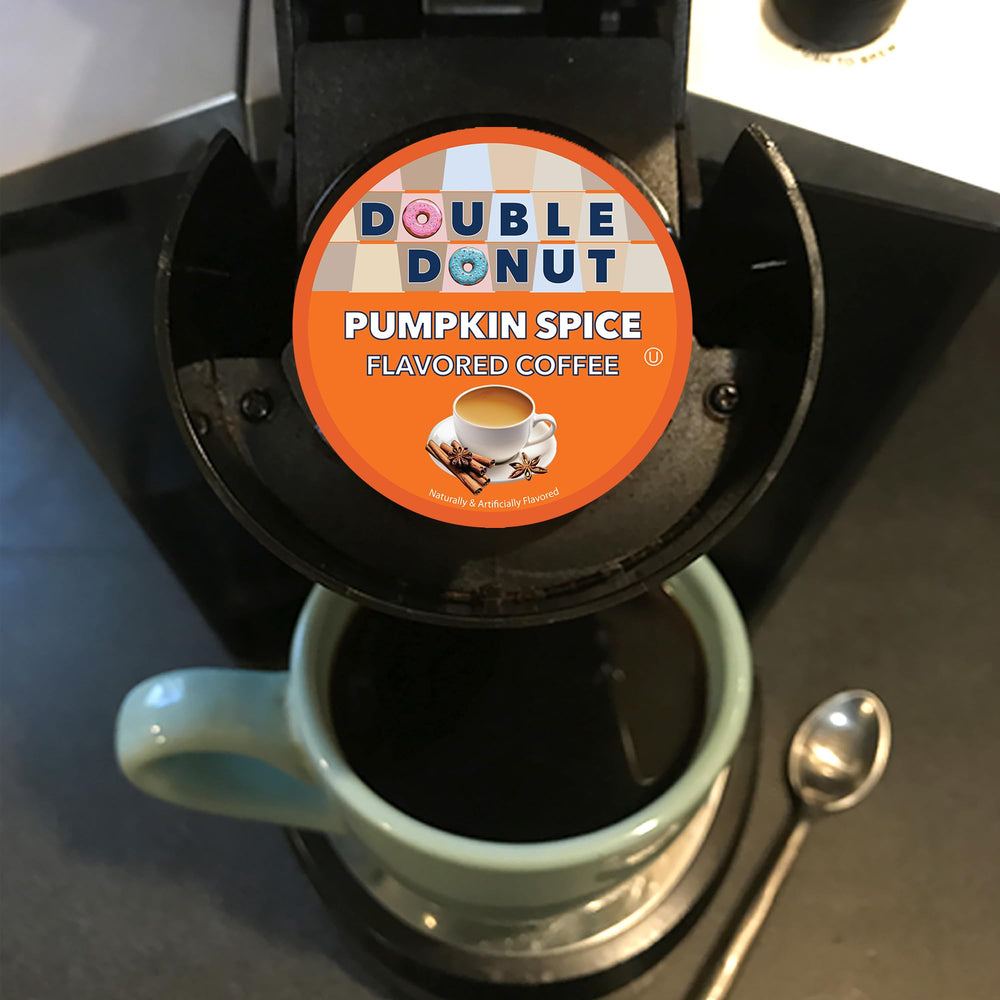 Double Donut Coffee label and certifications showing kosher and gluten-free benefit