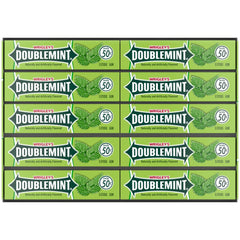 Doublemint front packaging showing 40-pack and clear branding for easy storage