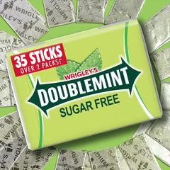 Doublemint stick closeup highlighting smooth texture and consistent chew benefit