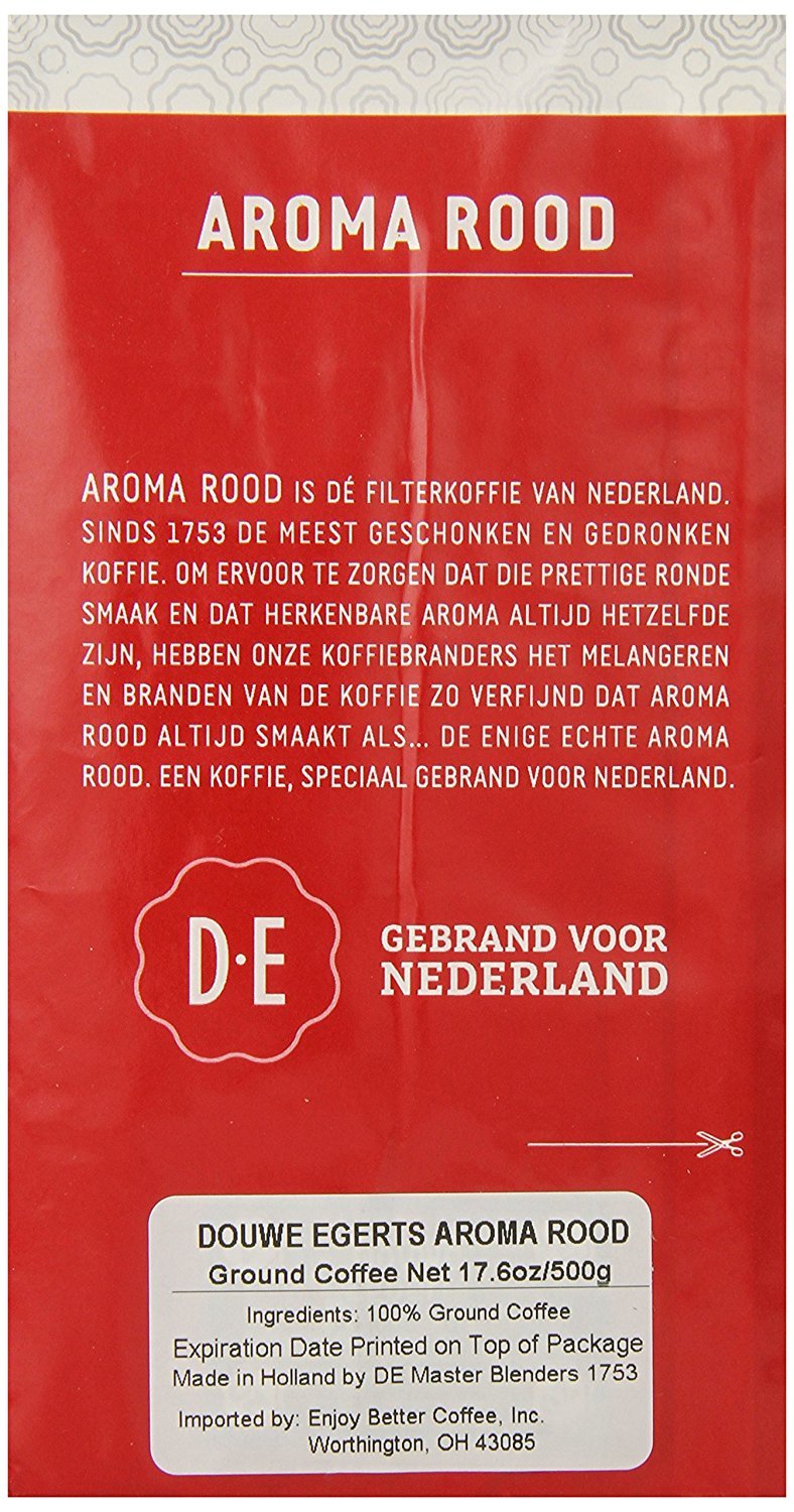 Douwe Egberts close-up of medium-ground texture highlighting consistent grind quality