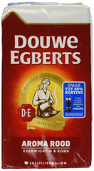 Douwe Egberts front pack vacuum-sealed bag showing brand and freshness benefit