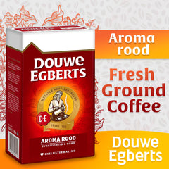 Douwe Egberts medium-coarse grounds closeup showing texture for versatile brewing benefit