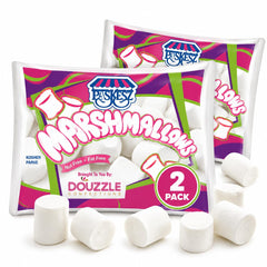 DOUzzle front packaging showing two 8 oz bags and product benefits