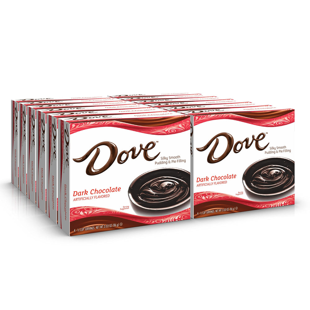Dove front packaging showing product and serving info, convenient pantry staple