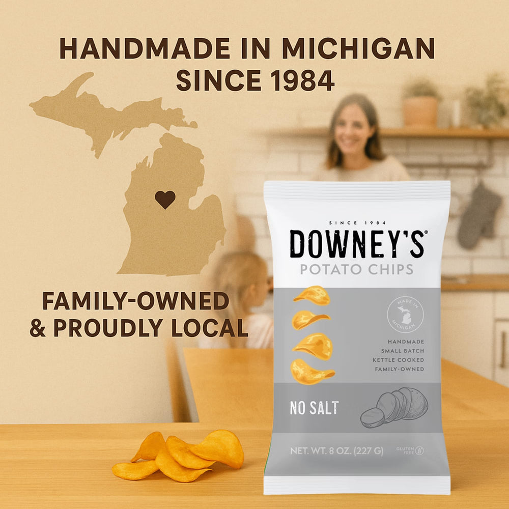 Downey's kettle and hand-sorting process showing artisan quality benefit