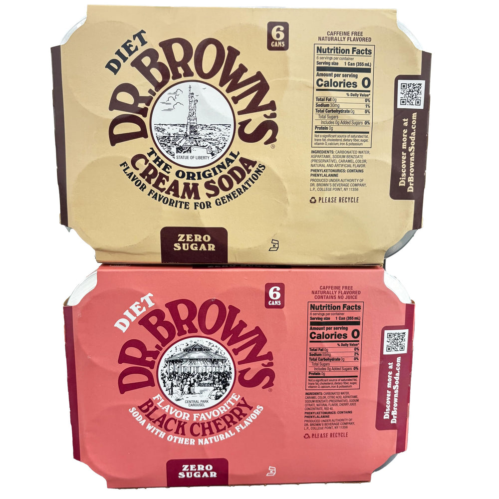 JDS Toy Store dr. brown's can open and poured over ice demonstrating refreshing serve