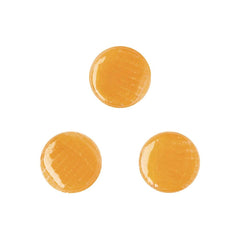 Dr. John's butterscotch candy texture detail showing smooth, glassy surface and flavor