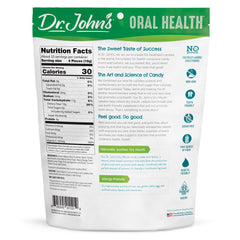 Dr. John's close-up of drop texture highlighting smooth slow-dissolve surface for comfort