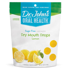Dr. John's front packaging showing lemon drops and benefits