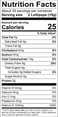 Dr. John's lollipop in hand demonstrating convenient, low-sugar snacking