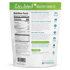Dr. John's close-up swirl detail on oval lollipop benefit: visible creamy flavor profile